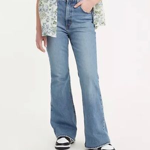Levi's 70s style High-rise Flare premium denim